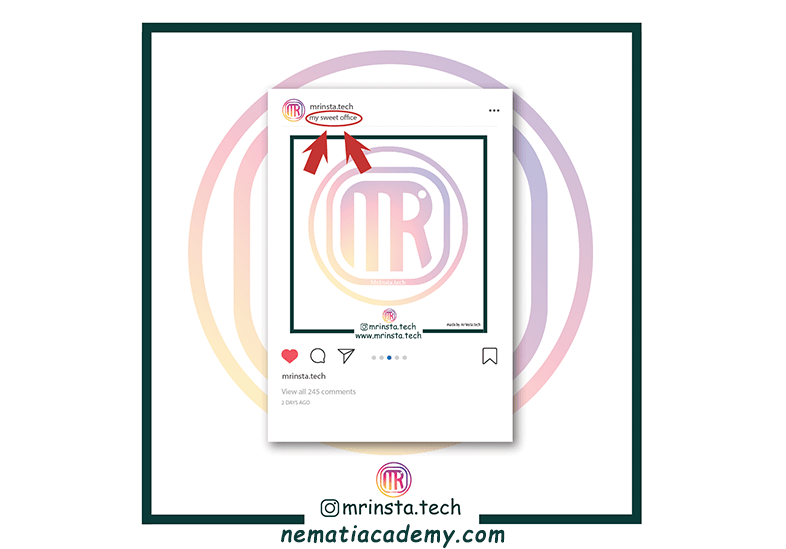 استفاده از لوکیشن پیش فرض در اینستاگرام