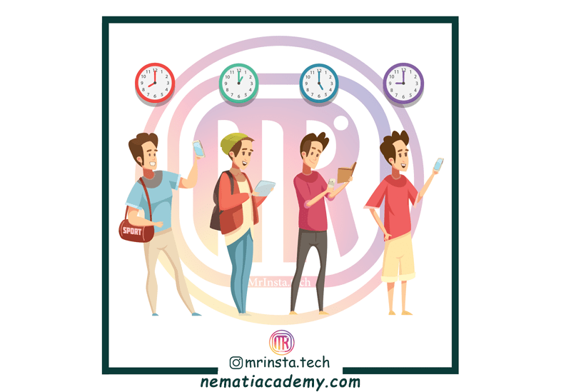 میزان فعالیت در اینستاگرام