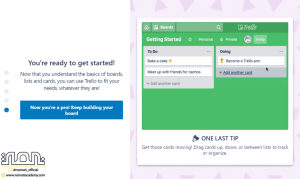 ساخت موفقیت آمیزboard در ترلو (trello)